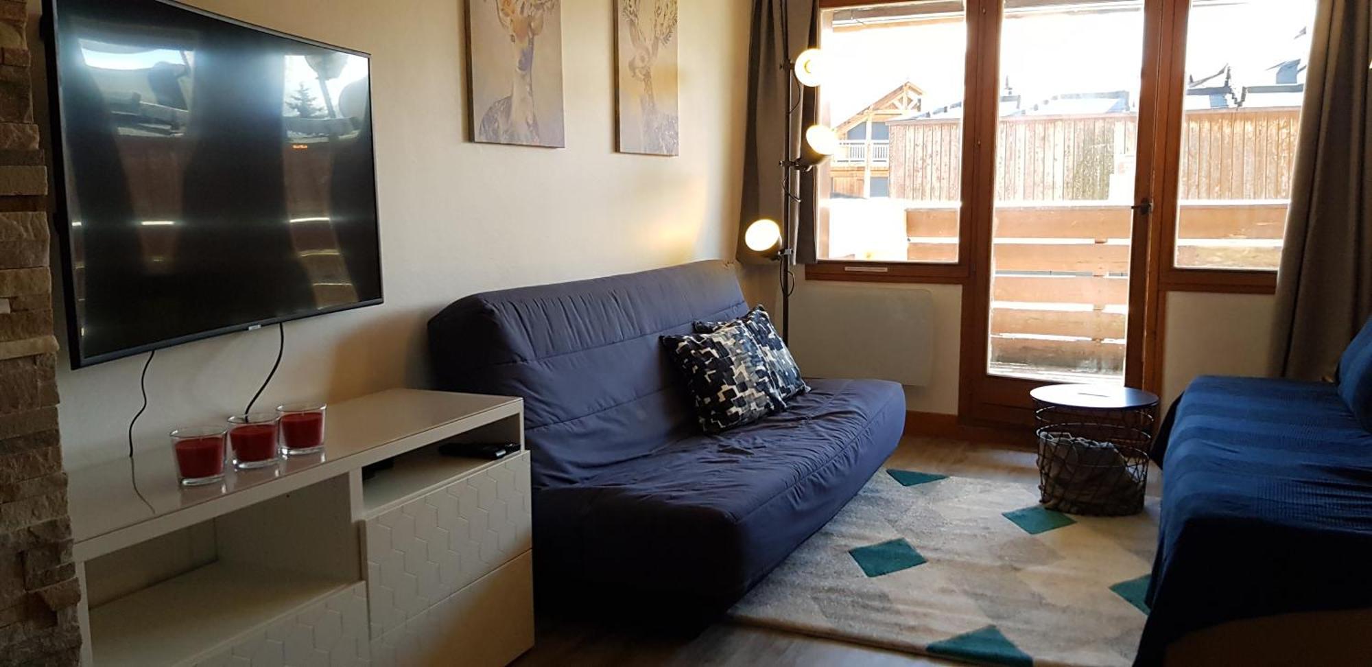 Apartamento L'Ours Blanc Huez Exterior foto